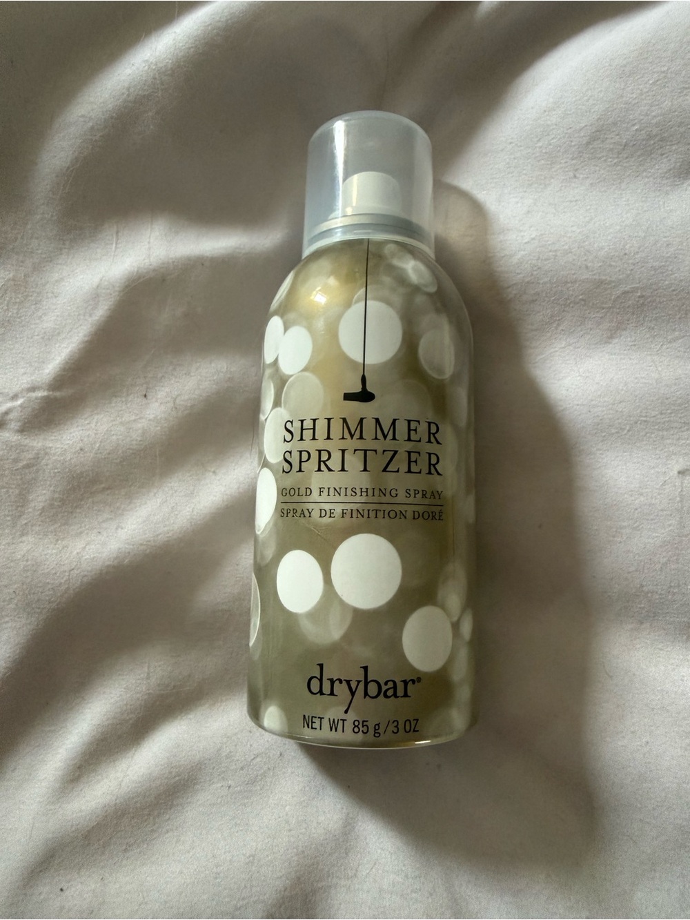 Awesome Rare Drybar Shimmer Spritzer Gold Finishing Spray - 3 oz